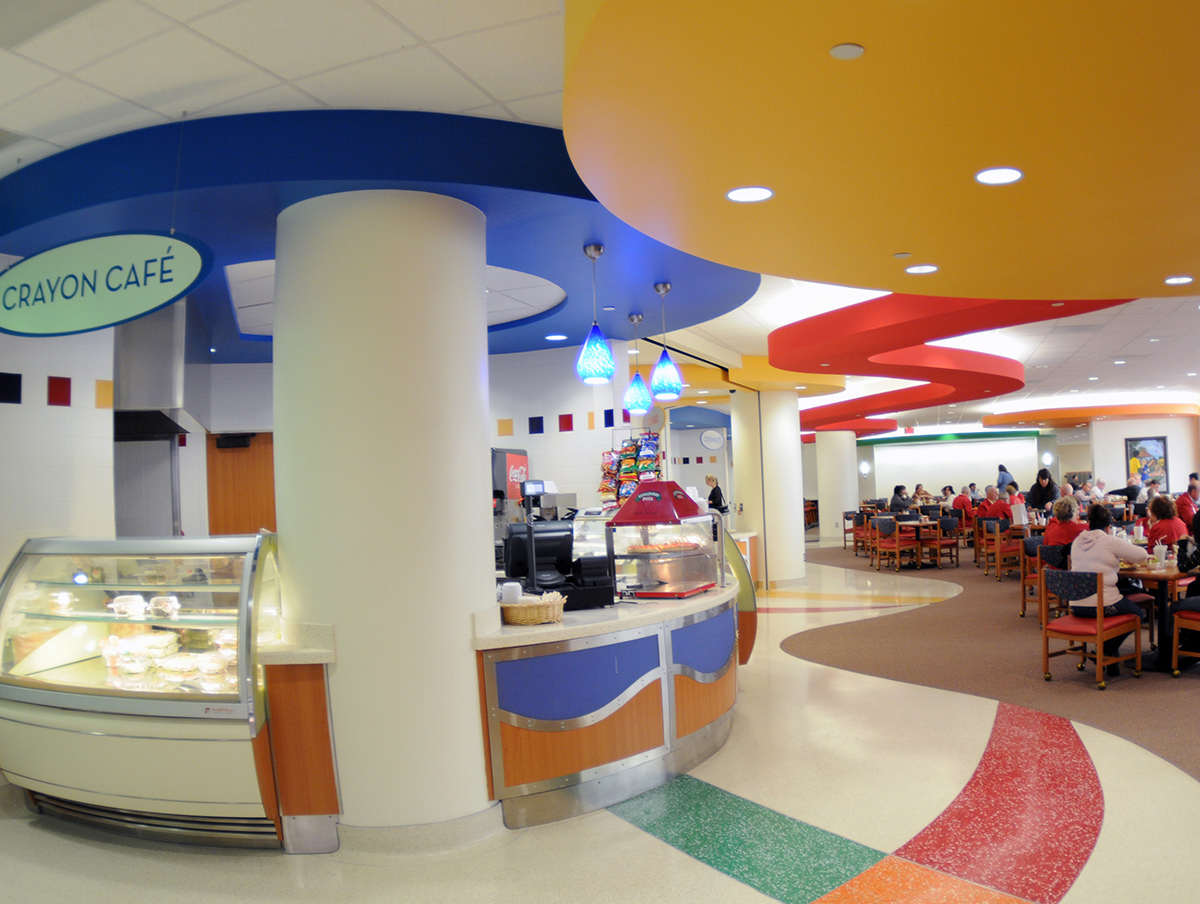 Crayon Cafe and dining options available at Texas Scottish Rite Hospital for Children